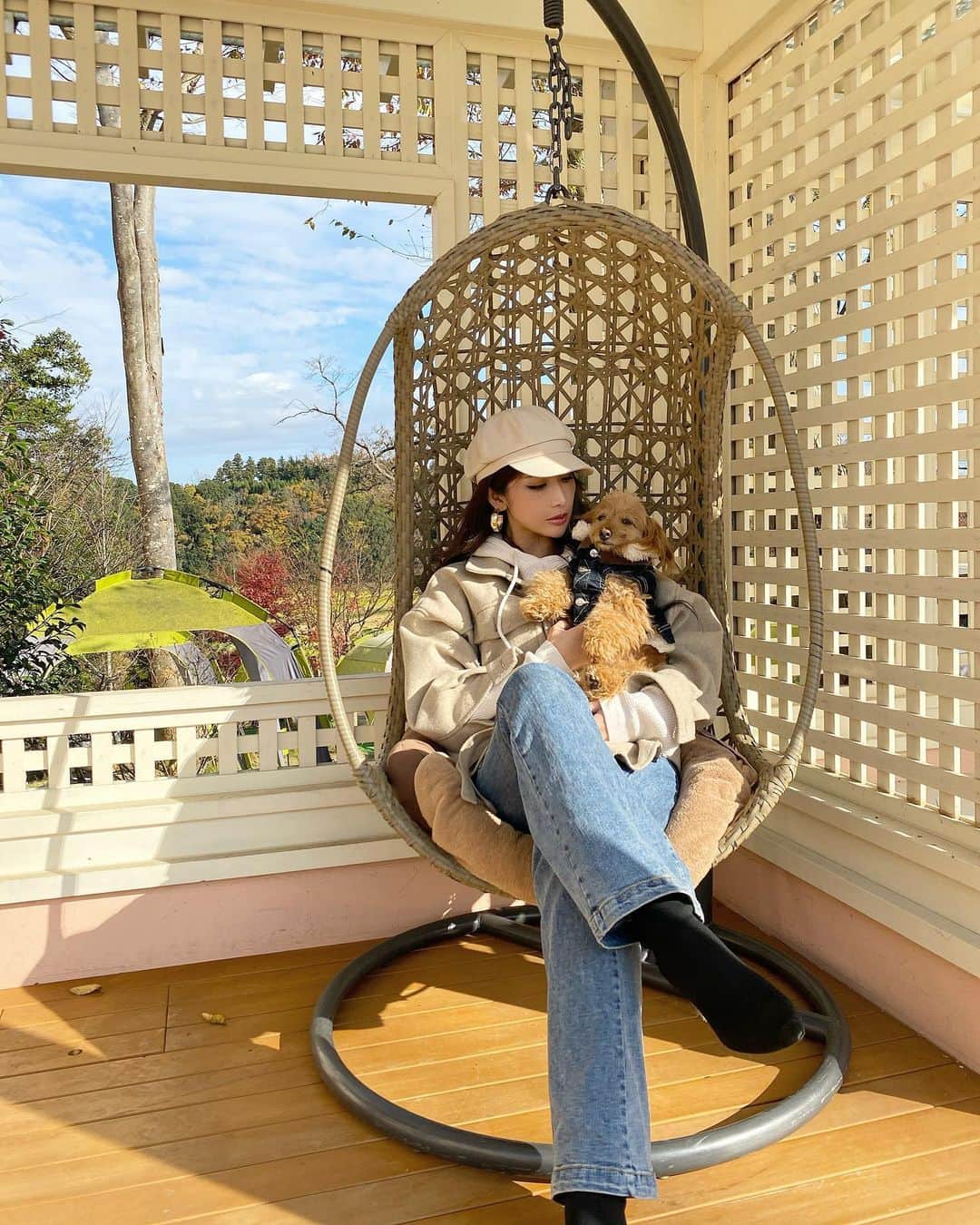 のインスタグラム：「いっぱい一緒❤️  #小谷流 #ドギーズアイランド #ドギーズアイランド小谷流  #愛犬 #ダップー #mix犬」