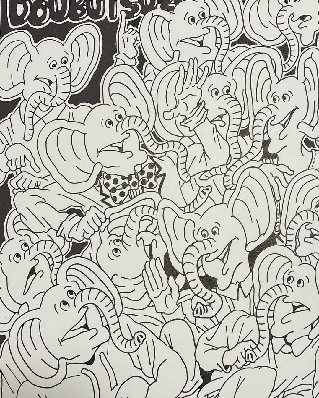 きくちゆうきさんのインスタグラム写真 - (きくちゆうきInstagram)「絵を描いてるところです。  #どうぶつーズ #doubutsuzoo」12月11日 17時47分 - yuukikikuchi