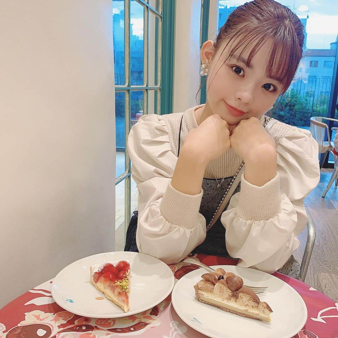 宮里莉羅さんのインスタグラム写真 - (宮里莉羅Instagram)「・  念願の、ずっと食べたかったキルフェボンのケーキ🍰🍴  🧸☕💭  #キルフェボン#東京カフェ#カフェ巡り#カフェ活#ケーキ屋巡り」12月11日 18時34分 - ranrin0403