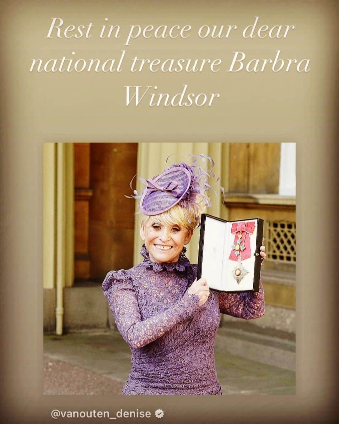 ブライアン・メイさんのインスタグラム写真 - (ブライアン・メイInstagram)「So sad to hear of the passing of the wonderful Barbara Windsor.  Great lady.  Incredible career.  Great Soul.  RIP. Bri」12月11日 18時48分 - brianmayforreal