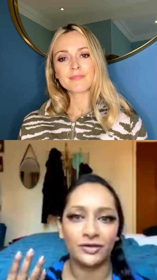 ファーン・コットンのインスタグラム：「The ones we put on ourselves, the ones society project, the ones we place on others. We go off on many tangents but end up in the conclusion that we all need to give ourselves a break. Hope you enjoyed if you watched live. Go follow @poornabell for more wisdom and good vibes 💗」