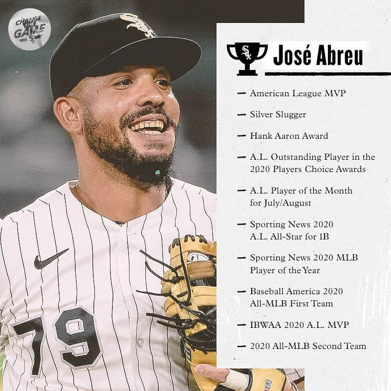 シカゴ・ホワイトソックスのインスタグラム：「He’s going to need a bigger trophy case. 🏆」