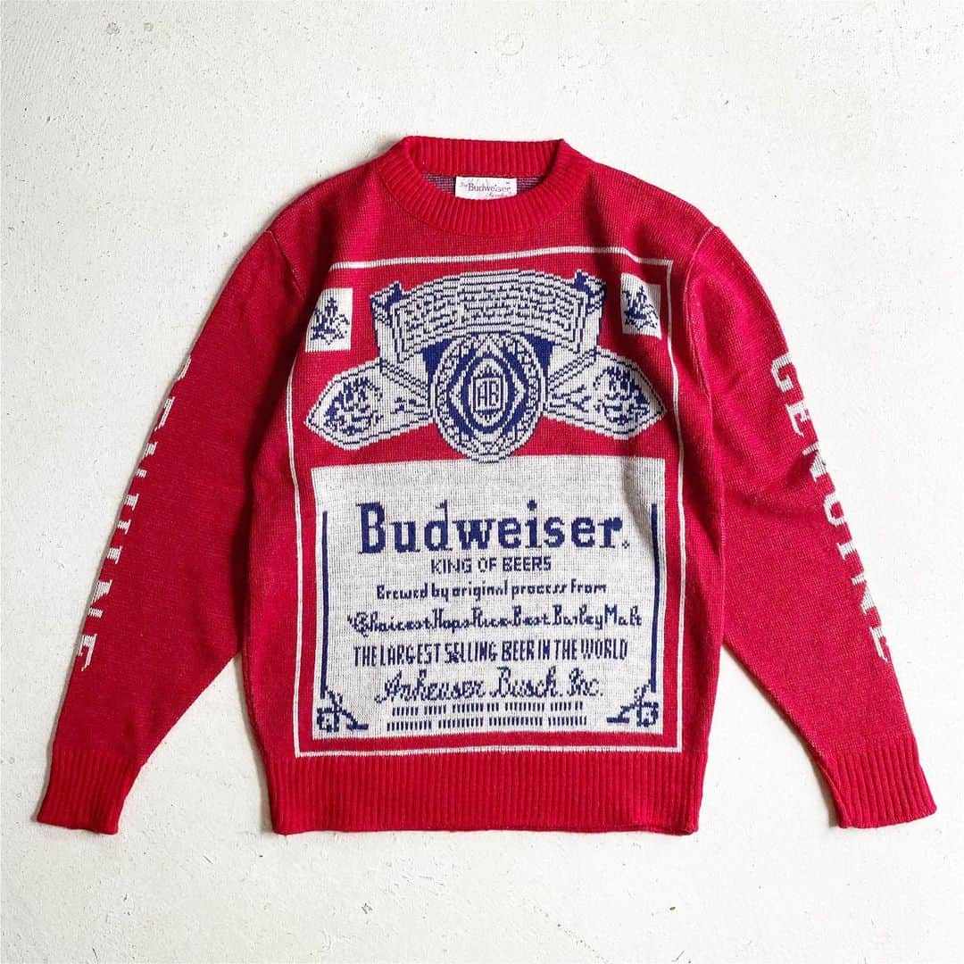 DROP...vintage select shopさんのインスタグラム写真 - (DROP...vintage select shopInstagram)「12月12日 土曜日出します🍺 Budweiser "king of beers" size M Bud girl なユルサイズです🇺🇸」12月11日 20時47分 - tokyo_drop
