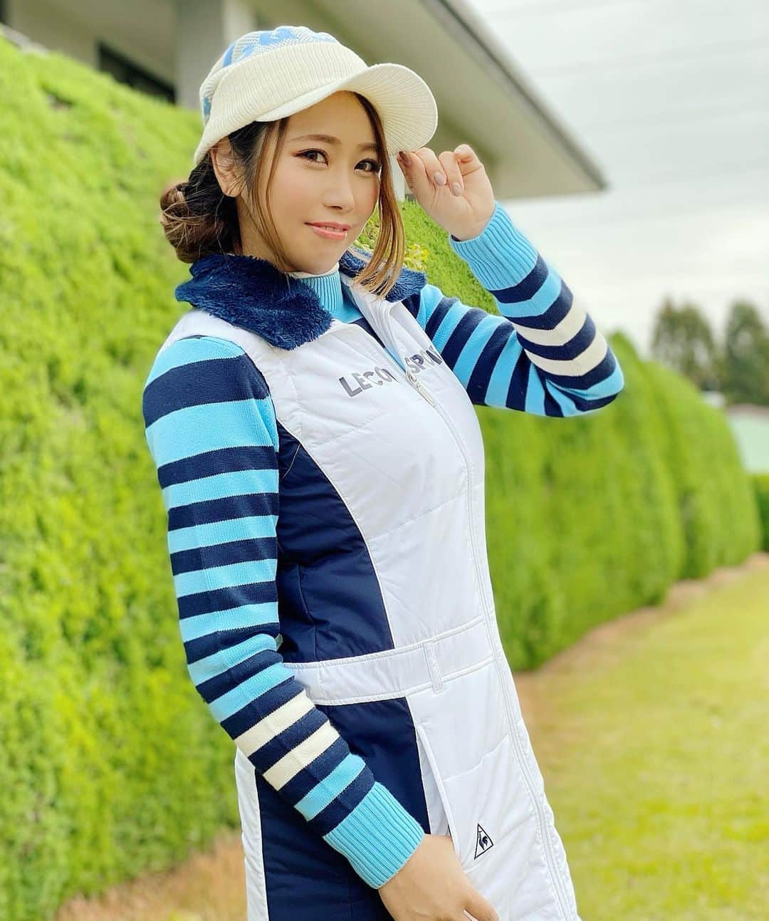 渡瀬茜さんのインスタグラム写真 - (渡瀬茜Instagram)「GTB CUP最終戦のゴルフウェアコーデ⛳️✨ @lecoqgolf_jp  あったかくて動きやすくて冬のこの時期にベストスコア出たー💖  冬のゴルフウェアはモコモコで女の子らしいゴルフウェアが多くてテンション上がる☺️💓  @golftoday_birdies  #ゴルフ#ゴルフウェア#ゴルフウェアコーデ#lecoqsportif #ルコック#lecoq #lecoqgolf  #ゴルフファッション#レディースゴルフウェア #ゴルフ女子#ゴルフ女子ファッション#秋冬コレクション #GTバーディーズ#gtbcup」12月11日 21時00分 - wataseakane1