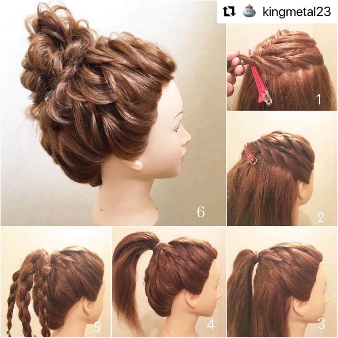 kingmetal23 ヘアアレンジのインスタグラム