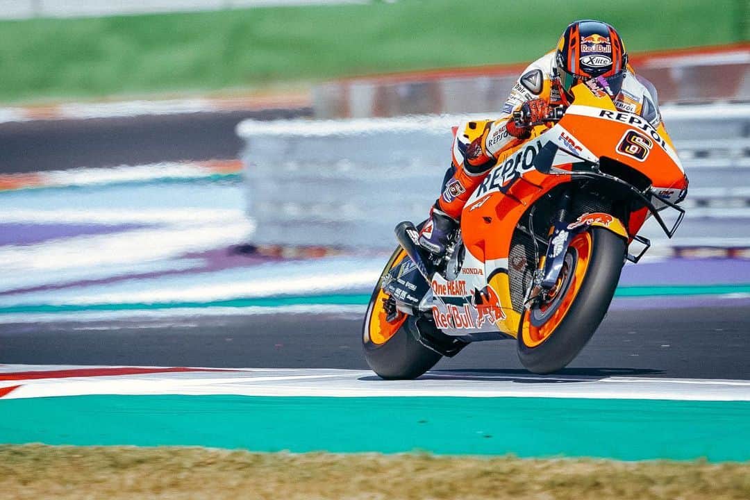 レプソル・ホンダのインスタグラム：「#TheYearThatWas - #MisanoGP ⠀⠀⠀⠀⠀⠀⠀⠀⠀ The first in season test of the year was just around the corner. Back to back races had been good to Alex so far」