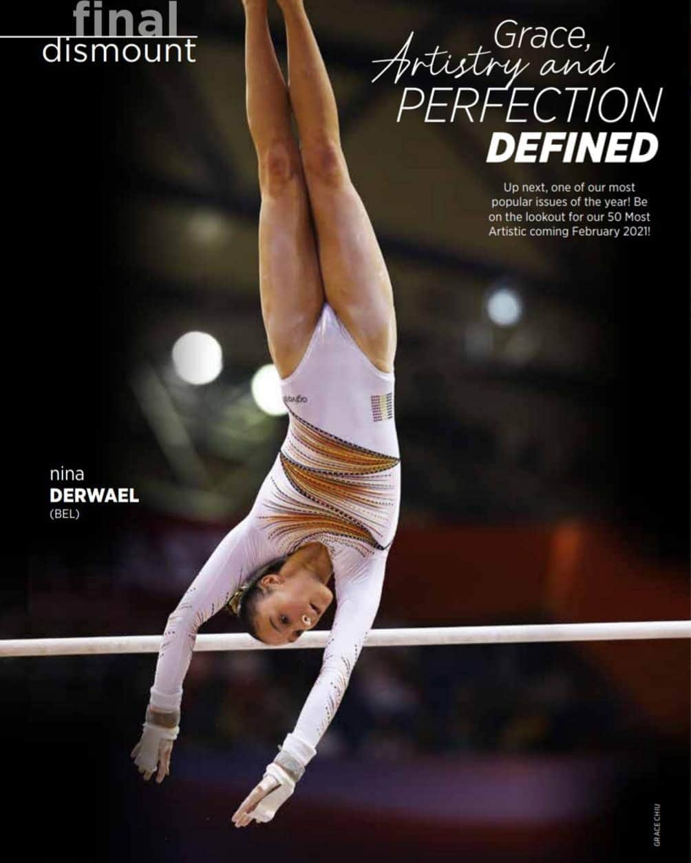 Inside Gymnasticsさんのインスタグラム写真 - (Inside GymnasticsInstagram)「Nina Derwael graces Final Dismount in our December issue!!!🎁 See Link in Bio to Subscribe Today!!! Use code CELEBRATE for 15% off!🎄 📷 @graceclick  #insidegymnastics #magazine #bettertogether #pictureperfect #picoftheday #instagood #instadaily #worldchampion #roadtotokyo #artist #athlete #gymnast #gymnasticslove」12月11日 22時07分 - insidegym