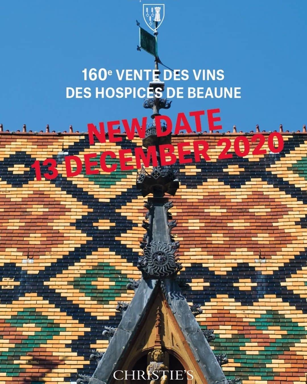 クリスティーズさんのインスタグラム写真 - (クリスティーズInstagram)「For over a century, the historic Hospices de Beaune Wine Sale has given collectors the opportunity to discover 50 different Cuvées of red and white wines.⠀ .⠀ The sale has been rescheduled and is taking place this Sunday, December 13.⠀ .⠀ All proceeds from the sale benefit medical treatments at the Hospices de Beaune and the maintenance of its historic buildings.⠀ .⠀ The sale is your chance to acquire exceptional wines and be part of a wonderful heritage, while helping the hospital give patients the best possible care.⠀ .⠀ 160th anniversary of the Hospices de Beaune - 13 December, Beaune, France.⠀ .⠀ #HospicesdeBeaune #wine #winesale #france #beaune #charityauction #wine #winelover #finewine」12月11日 22時07分 - christiesinc