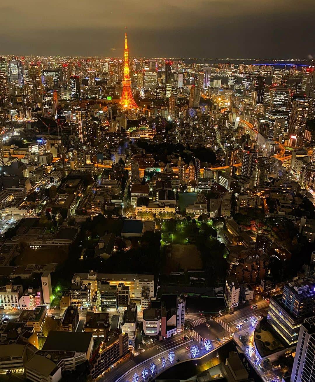 まゆまゆさんのインスタグラム写真 - (まゆまゆInstagram)「. iPhoneカメラ、なかなかやるやん🤳🗼 たまには夜景も🌉🤍 #tokyo #夜景#地球 #iPhone11pro」12月11日 23時32分 - 7mayu2mayu
