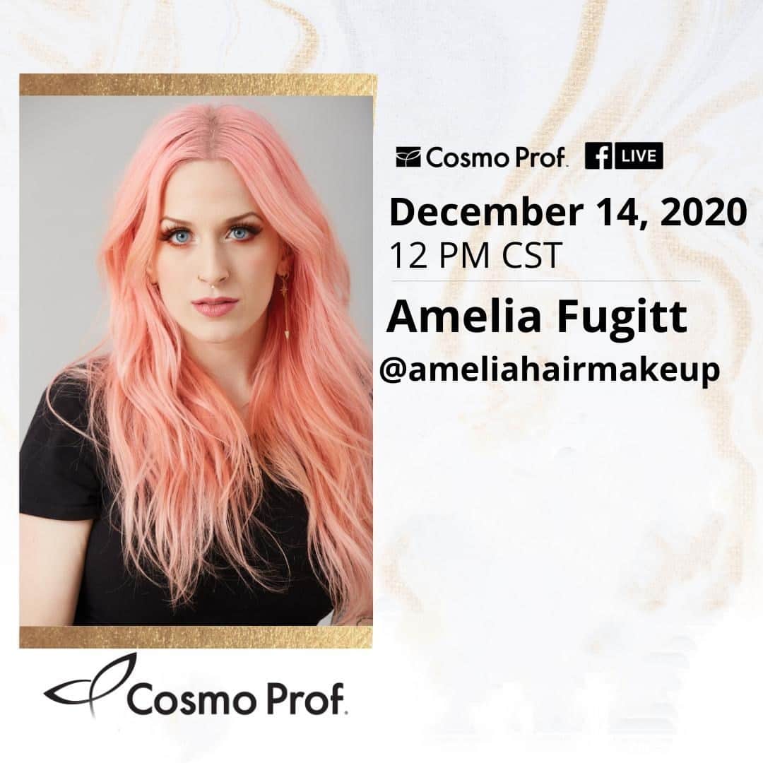 CosmoProf Beautyさんのインスタグラム写真 - (CosmoProf BeautyInstagram)「Learn innovative techniques from the process perfect queen herself!🖌👑⁣ ⁣⁣⁣ Join us Monday, December 14th at 12 PM CST, for a Facebook Live event with #CosmoProfArtisticTeam member @ameliahairmakeup . Amelia will go over foiling, product knowledge, toning, expectations and more!⁣ ⁣⁣⁣⁣ ⁣⁣⁣Don't forget to give us a 👍 on Facebook to receive notifications once we go live!⁣⁣⁣⁣⁣⁣⁣⁣ ⁣⁣⁣⁣⁣⁣ #cosmoprofbeauty #licensedtocreate #facebooklive #haireducation #hairtutorials #hairtutorial」12月12日 0時00分 - cosmoprofbeauty