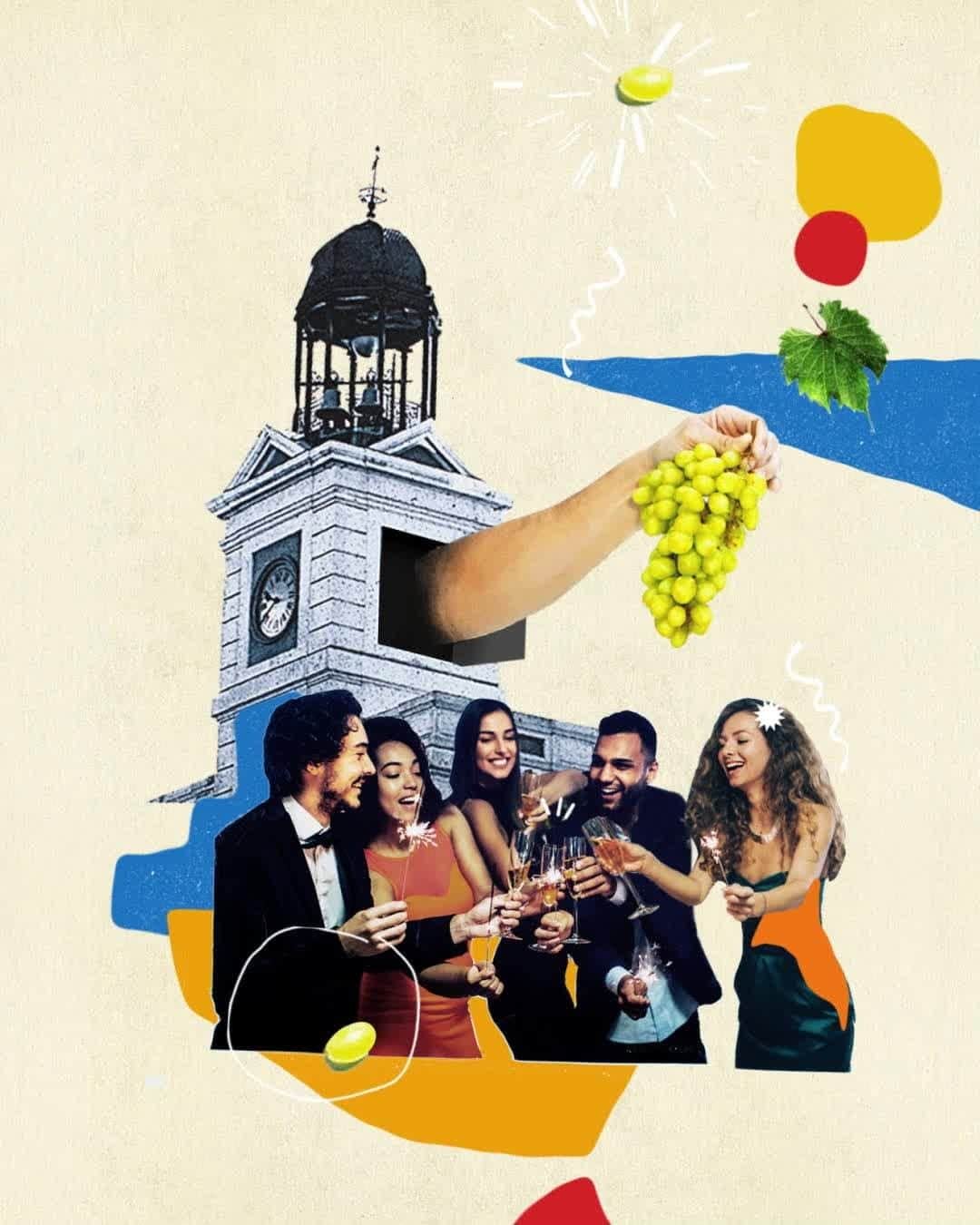 デルタ航空のインスタグラム：「Kissing at midnight on NYE? Forget it in Spain — they're too busy eating 12 grapes for luck.  Want to set your fate? Follow @HolidayHorizons and check out the Spain Story Highlight to see how you can win 2 flights to Madrid, Spain for whenever you’re ready to travel again.  No purch. nec., US residents 18+. Void where proh’d. Enter between 12/08/20-01/05/21. Full rules: www.holidayhorizons.com/terms. Sponsor Delta Air Lines.」