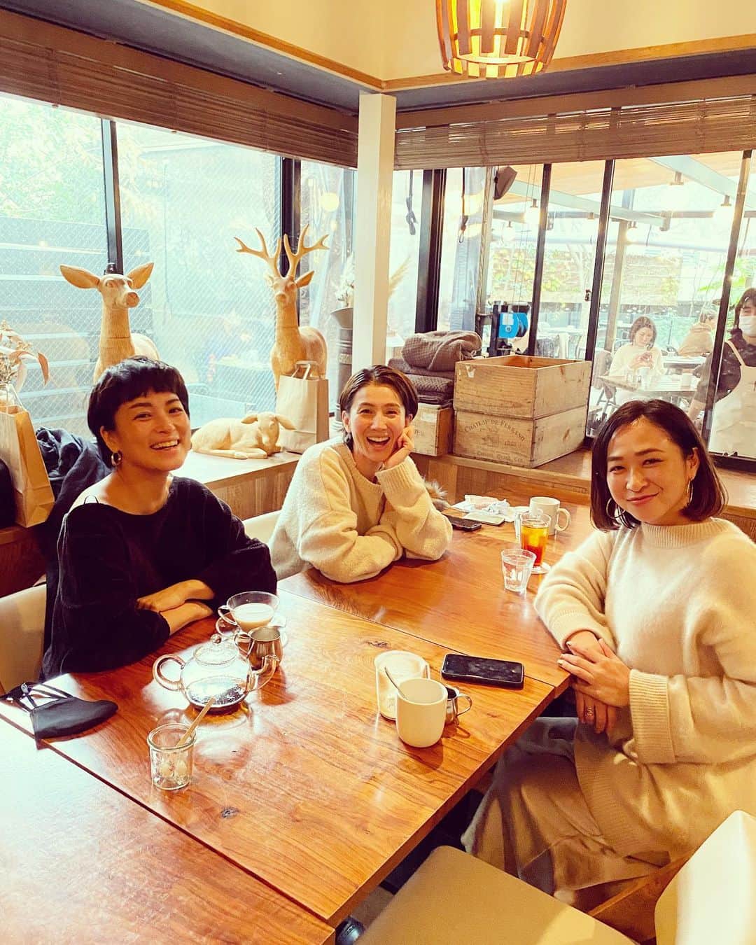 桃生亜希子さんのインスタグラム写真 - (桃生亜希子Instagram)「子供がいない早めのランチ。 　やっぱり話は尽きないね！」12月12日 0時25分 - pinokosugar