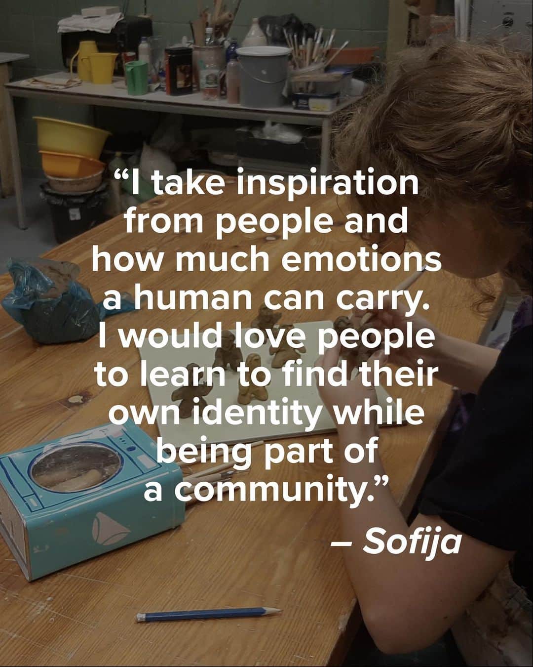 converseさんのインスタグラム写真 - (converseInstagram)「Meet All Star Sofija Bumbule,@sofija_dara_lietas, a painter and ceramicist out of Latvia. She takes the familiar in forms, emotion and material and shapes something new entirely. Sofija is committed to creating equity in her community. Through her art, she hopes to work towards a better big picture, together.⁣ ⁣ Visit our stories to get to know Sofija and find out what the Converse All Stars team means to her. #ConverseAllStars⁣」12月12日 1時00分 - converse
