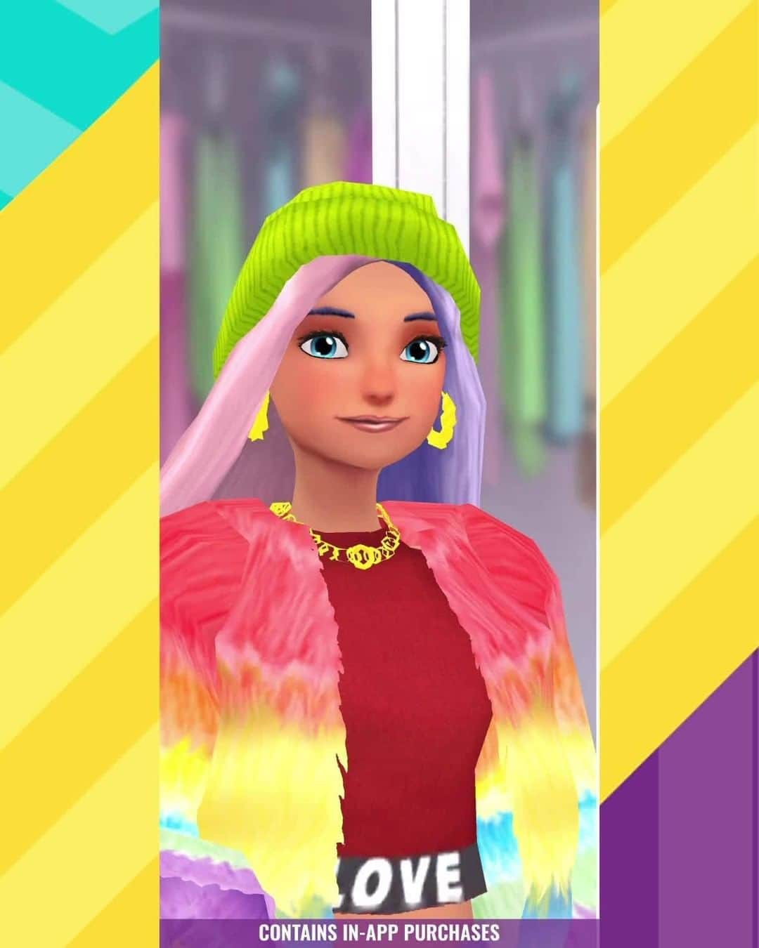 バービーのインスタグラム：「#BarbieEXTRA fashions make their grand entrance in Barbie Fashion Closet – the most fabulous dress-up game for the whole family! Download now at the link in bio.」