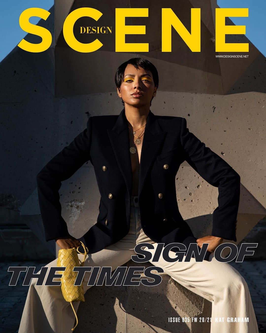 カテリーナ・グレアムのインスタグラム：「Shot this on my Bday ❤️ @designscene  Photography @davidecar  Styling @marcodl82 🥰 Prod @luisaviaroma  Film @dijonnaise911 Glam Me (using @lorealparis)」