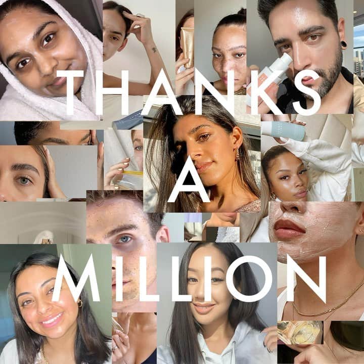 Marianna Hewittのインスタグラム：「OVER ONE MILLION SOLD 🥳  We have some very exciting news and it’s all because of YOU! We have sold over 1 Million @SummerFridays products and all because of our Summer Fridays Community 🤍 we are so thankful for all your support these past few years.  To celebrate, use code THANKYOU for 20% off sitewide for today only!   @LaurenIreland and I cannot believe that over a million times, someone decided to @summerfridays I can’t talk about this milestone without starting to cry and I am so grateful for each and every purchase, follow, and time you’ve shared our products.   You often see the two of us, but without our incredible team it would not be possible! It truly takes a village and we have the best of the best team 🤍  THANKS A MILLION!!!」