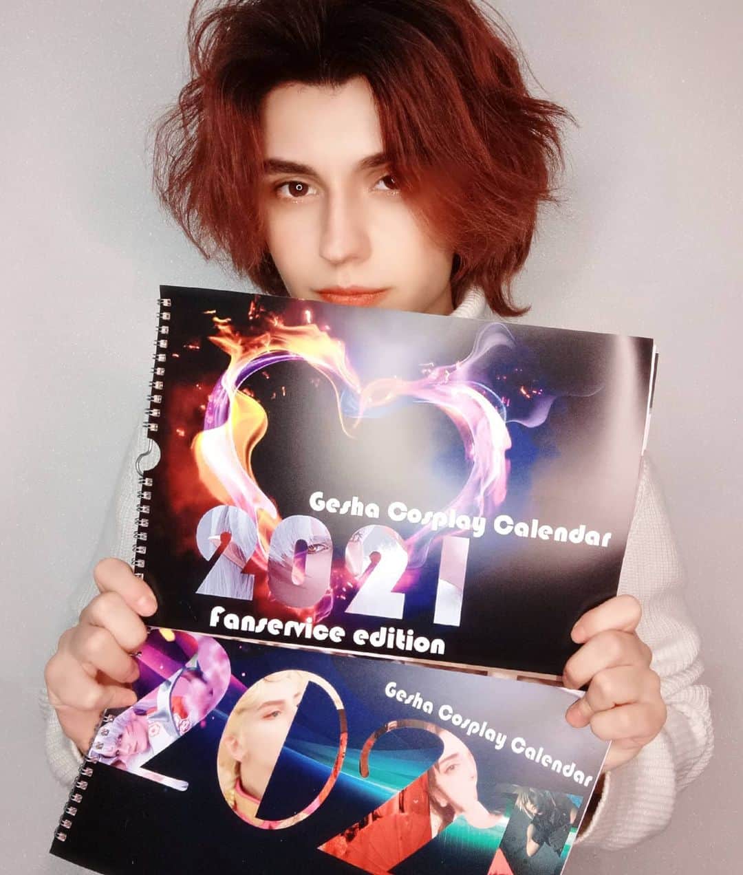 Gesha Petrovichのインスタグラム：「❤️2021 Calendars Avaliable Now❤️ Received  Fanservise one in last week 😏❤️ They are now available for purchase in my Online shop 👇 www.etsy.com/shop/GeshaPrintShop or DM me😊  Happy to see how same ppl order my calendars year by year,its make me happy and motivated 🙏😌 Especially for this year cause im not travel at all and dont feel what actually popular now . Feel myself not famous anymore 😂😂😂😂  But if you would order you can see a lot exclusives photos in both calendars😏❤️ .   Second news im try new A3 size and its looks soo good 😭❤️🙏  #geshacoser #calendar2021」