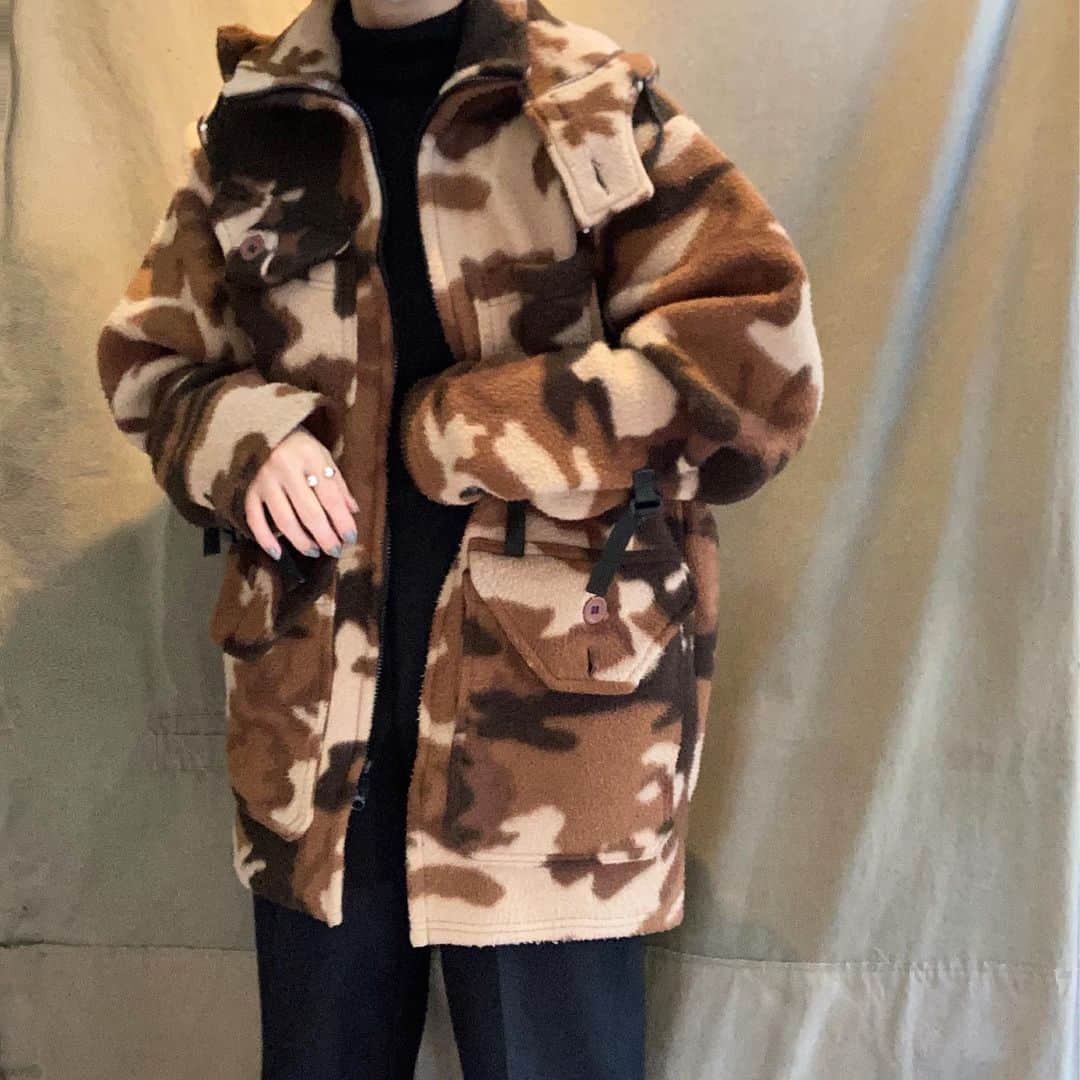 DROP...vintage select shopさんのインスタグラム写真 - (DROP...vintage select shopInstagram)「【New stuff】  1990s MADE IN USA DAY ONE CAMOUFLAGE fleece jacket camouflage size L PRICE ¥18000-(+TAX) model 162㎝  本日19時頃WEBSHOP掲載予定です。」12月12日 13時56分 - tokyo_drop