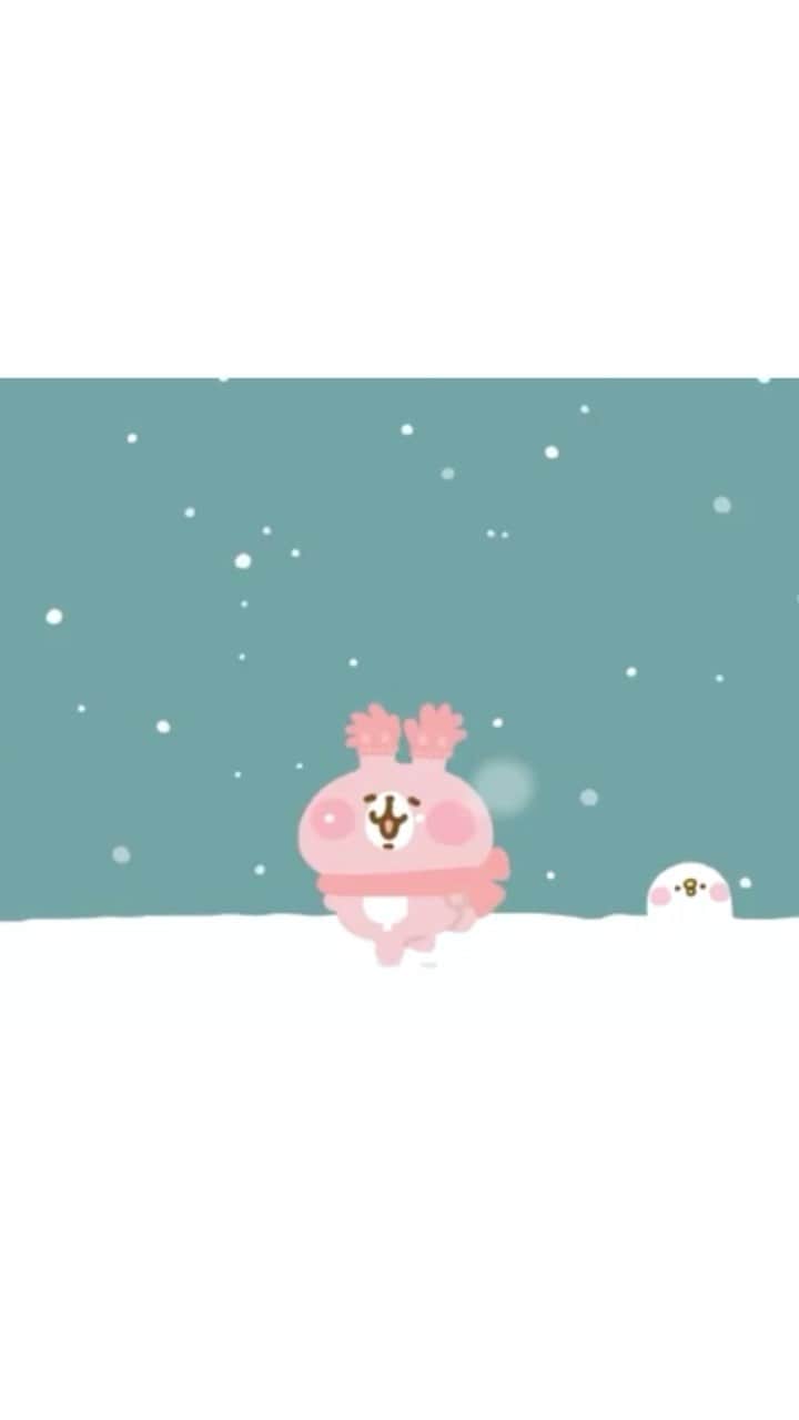 のインスタグラム：「Winter Snow❄️  #kanahei #卡娜赫拉 #卡娜赫拉的小動物」