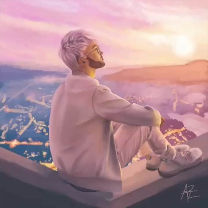 ジャック・ジョンソンのインスタグラム：「Wow @rayne.s_art went crazy on this digital drawing! Keep streaming #PASTEL」
