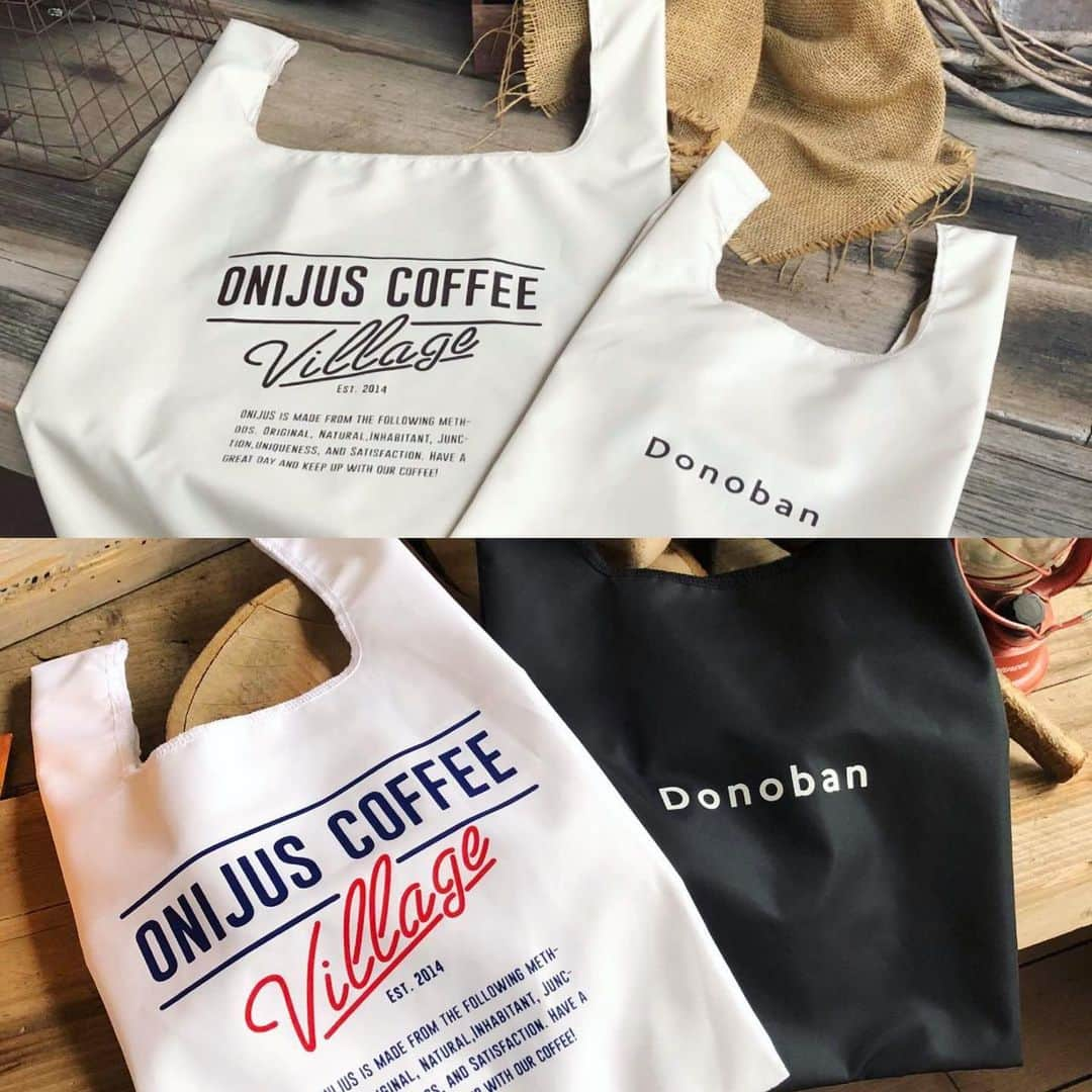 ONIJUS COFFEE VILLAGEのインスタグラム：「. おはようございます😃 週末入ってきたベージュの新色、そしてブラック、ホワイトのリストック分も店頭にて、販売しております🔥🔥🔥 #コンビニバッグ #onijus」