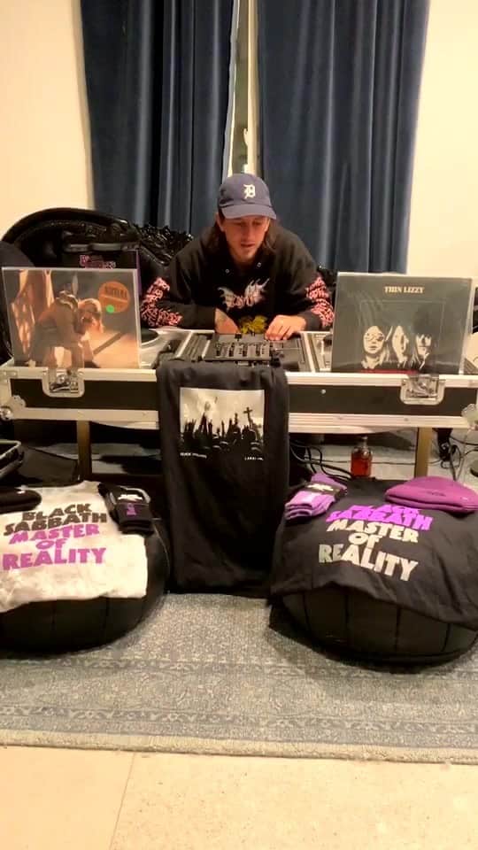 のインスタグラム：「Riley for the Lakai x Black Sabbath collection」