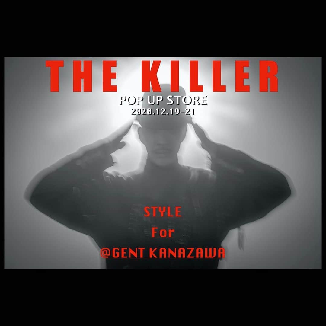 LAUNCHのインスタグラム：「THE KILLER -POP UP STORE- STYLE for @Gent_kanazawa  2020.12.19(sat)-21(mon) 12:00-19:00 at Gent Kanazawa  東京を中心として活動するファッション集団“THE KILLER”のリーダーで石川県出身のKIPSSOによるPOP UP STOREを開催。 金沢のセレクト古着屋GENT 3Fフロアのリニューアルに伴い、THE KILLERによる独自の80s-00sのデザイナーズアーカイブをセレクトし、新たなKILLER STYLE、CULTUREを北陸のファッションキッズに向けて提案する。 ここだけでしか見られないスペシャルなデザイナーズアーカイブをご用意致しております。  KIPSSO @kipsso_kokikitaura THE KILLER @thespirit_mag  -GENT KANAZAWA- 〒920-0981 石川県金沢市片町1-12-23 北國電材ビル 3F Gallery Space 076-254-6035」
