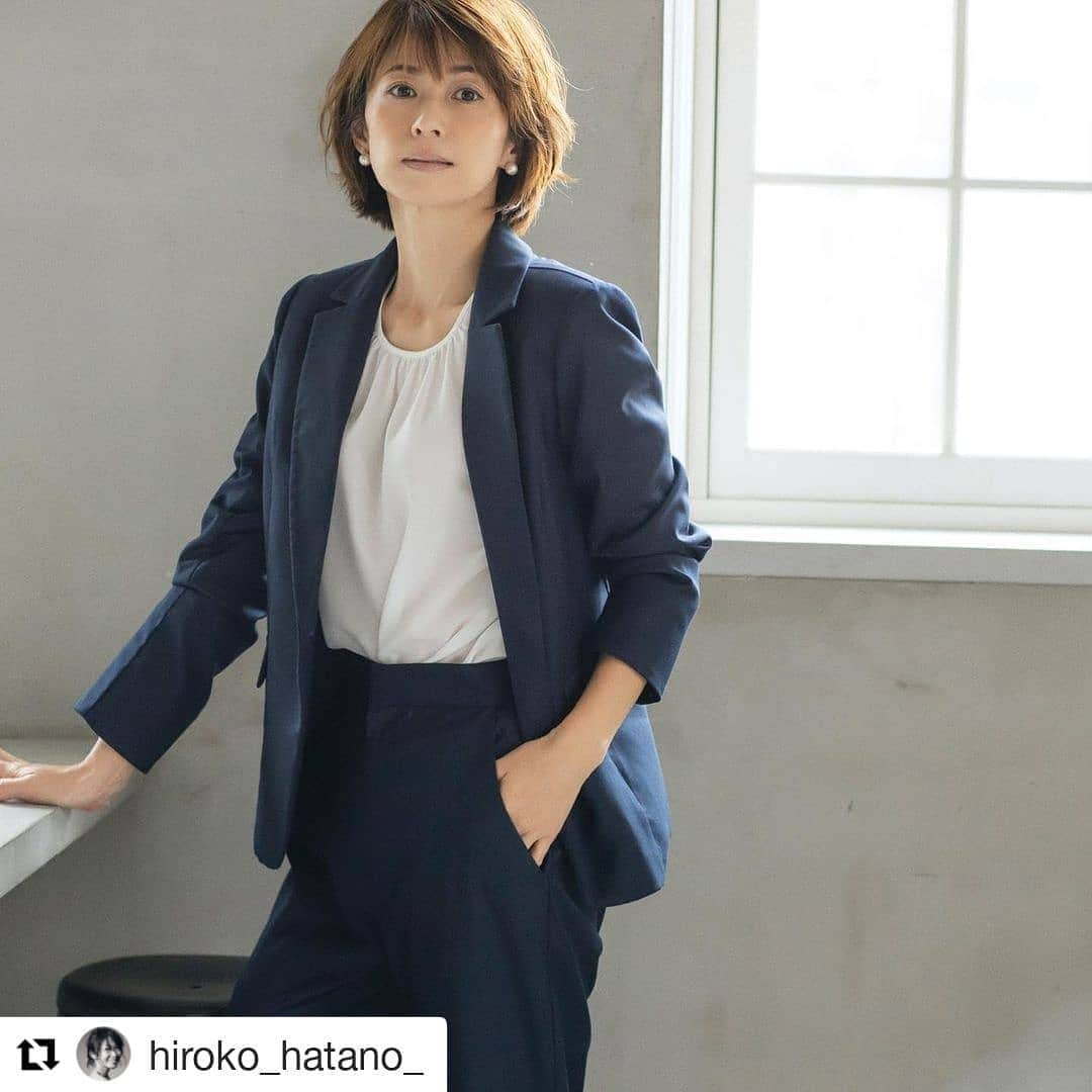 福川雅顕さんのインスタグラム写真 - (福川雅顕Instagram)「. キリッとしたコンサバティブコーディネートも ひろちゃんの柔らかい雰囲気で中和されるから好きっ‼️ . そろそろ会いたいなぁー . #Repost @hiroko_hatano_ (@get_repost) ・・・ @c.r.e.a.m_dress  アップされています。」12月12日 12時48分 - masaakifukugawa