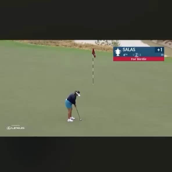 リセット・サラスのインスタグラム：「💙On to the weekend @uswomensopen  @pingtour  @gorms9」