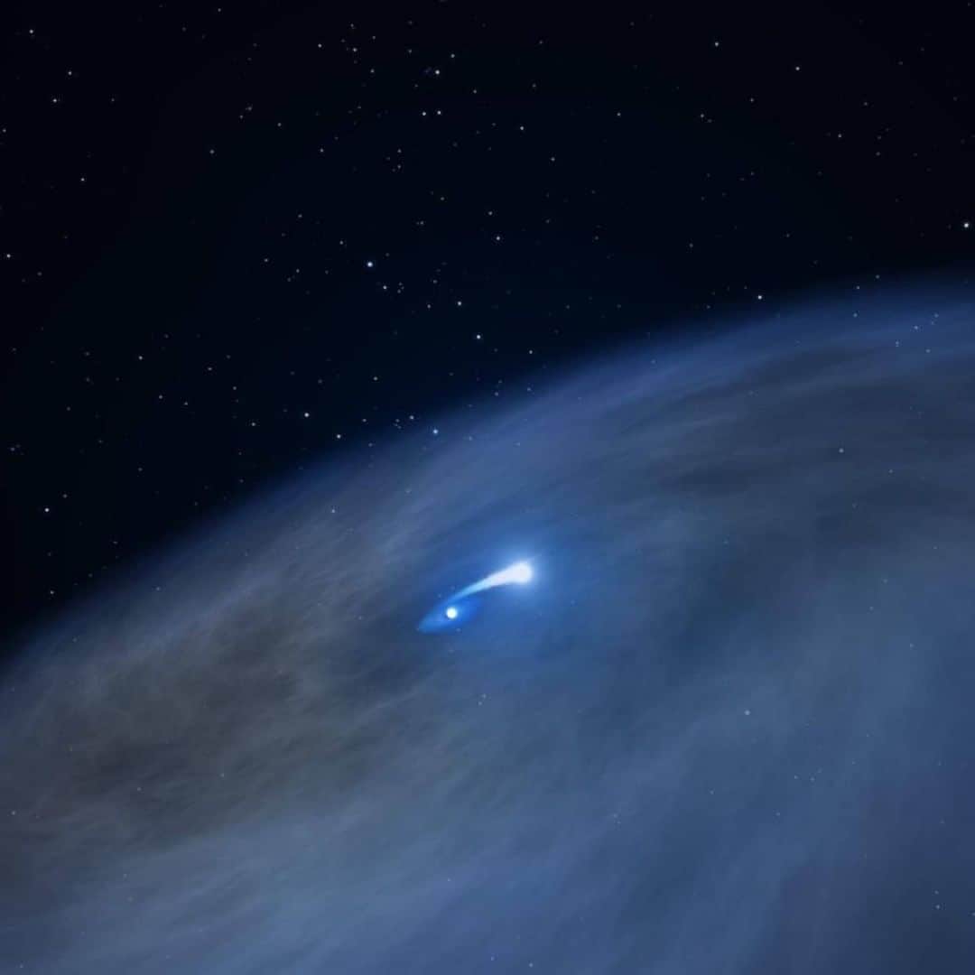 Discoveryさんのインスタグラム写真 - (DiscoveryInstagram)「Astronomers using NASA’s Hubble Space Telescope have uncovered surprising new clues about a hefty, rapidly aging star whose behavior has never been seen before in our Milky Way galaxy. In fact, the star is so weird that astronomers have nicknamed it “Nasty 1,” a play on its catalog name of NaSt1.  Caption + Photo: NASA/Hubble/EMA  #nasa #hubble #nast1 #astronomy #milkyway #science」12月13日 0時33分 - discovery