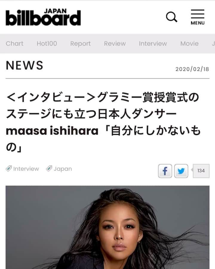 のインスタグラム：「Let me share about little bit of my life story... Always find your center and stay there. Thank you Billboard Japan and USA for having me🦋」