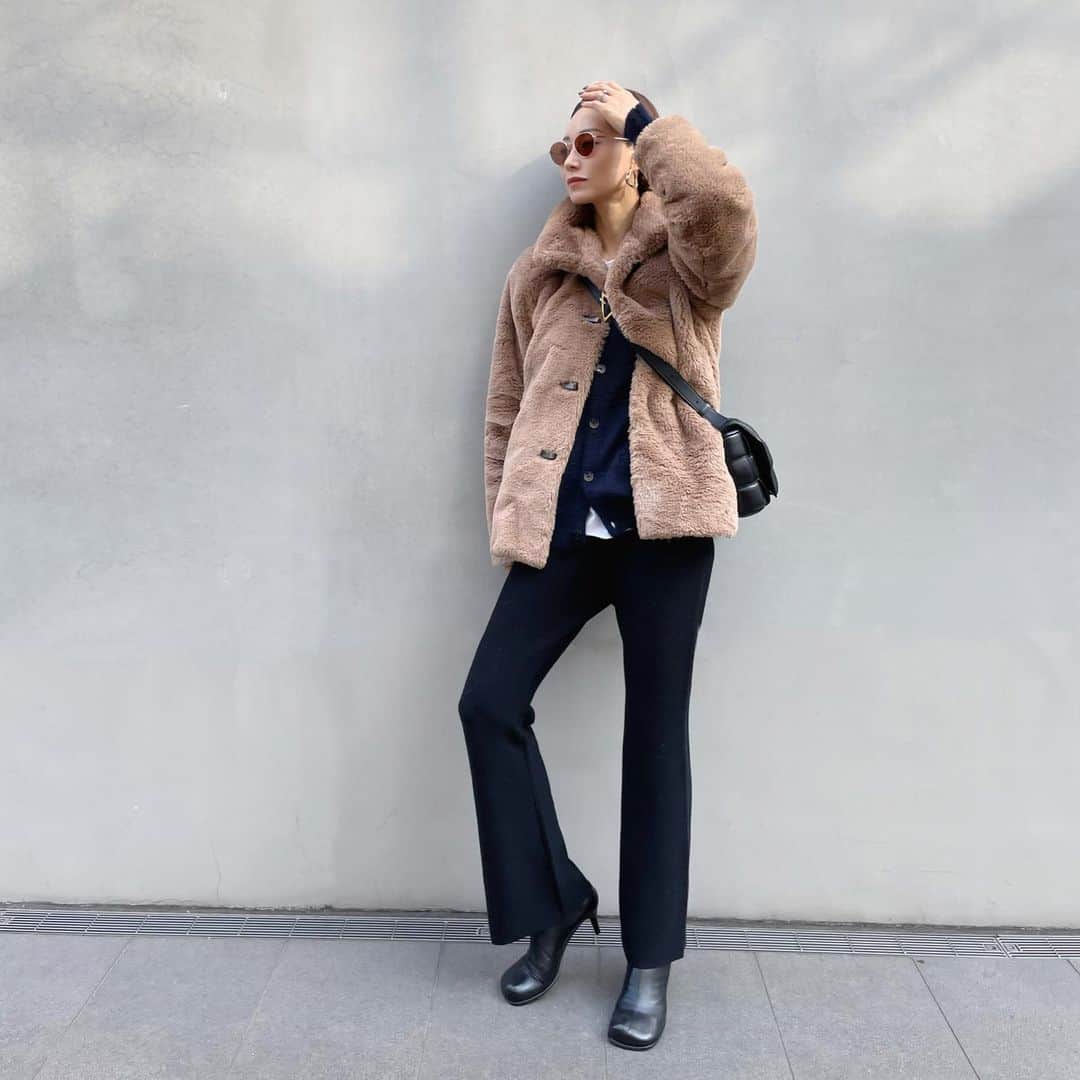 大塚良子のインスタグラム：「December 12th🐪 #tokyo #japan #ootd」