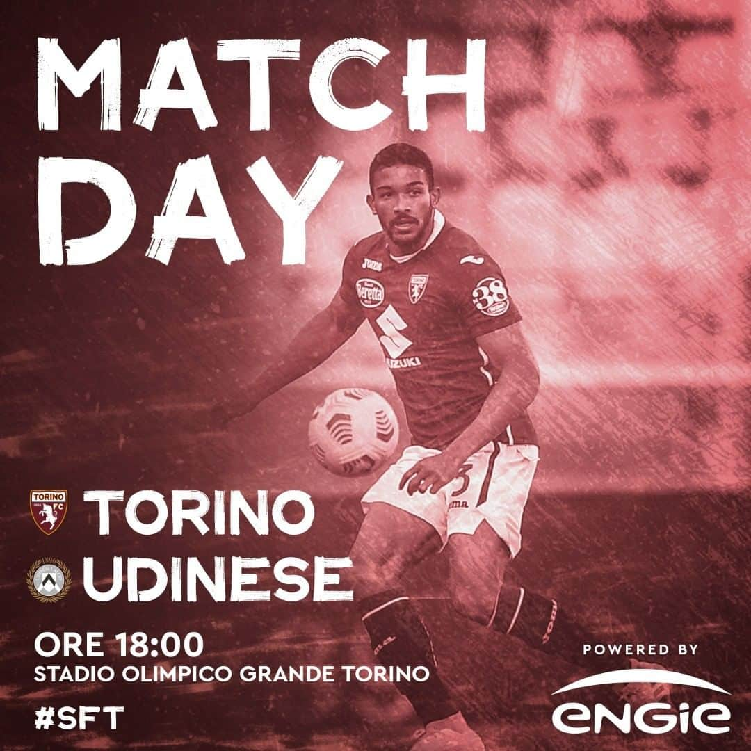 トリノFCさんのインスタグラム写真 - (トリノFCInstagram)「⚽️MATCH DAY 🆚Udinese 🏟Stadio Olimpico “Grande Torino” ⌚️Ore 18  #TorinoUdinese #SempreForzaToro  #SFT」12月12日 17時30分 - torinofc1906