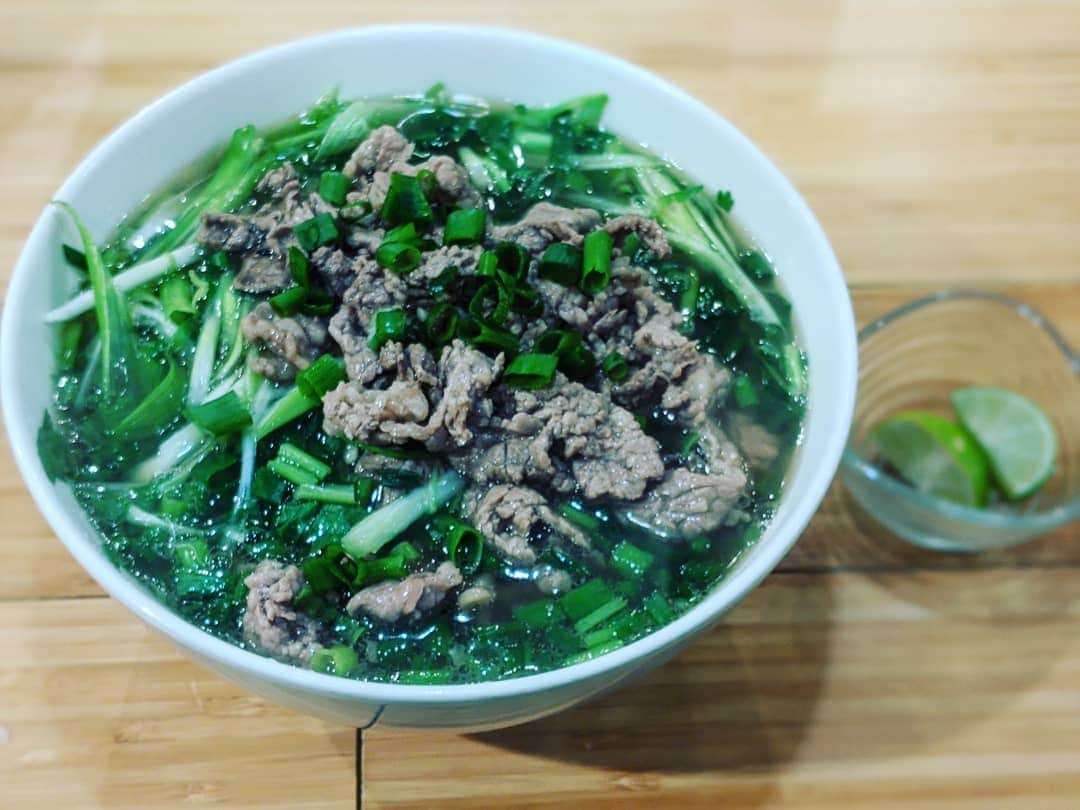のインスタグラム：「久しぶりに美味しいフォー食べたよ #フォー #渋谷にはないね」