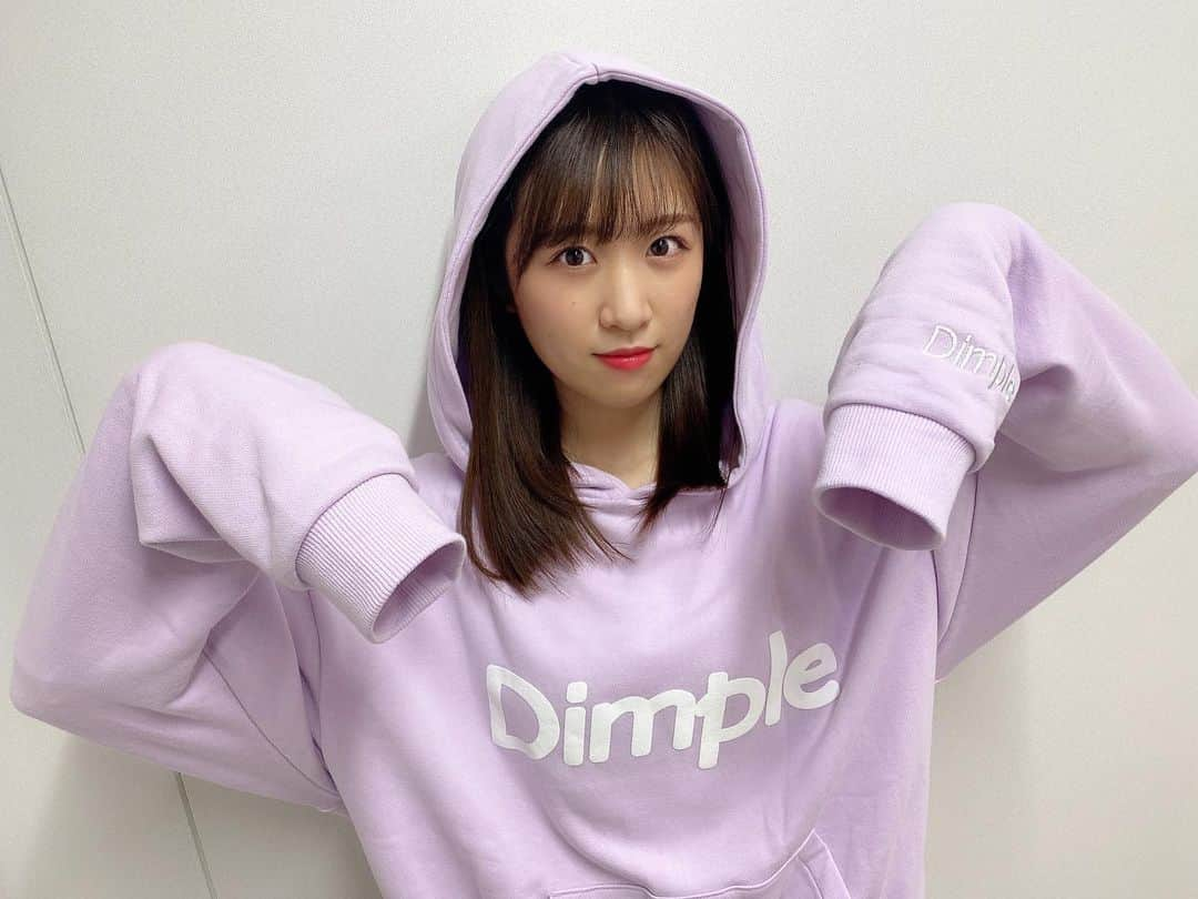 下野由貴さんのインスタグラム写真 - (下野由貴Instagram)「パーカーかわいい💜  @dimple_officialshop   #パーカー #パーカー女子」12月12日 18時08分 - shimono_0402