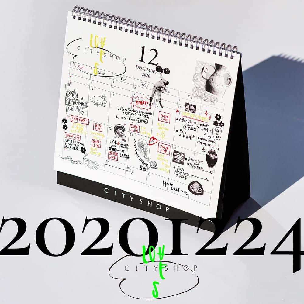 のインスタグラム：「. 2020年12月24日、 CITYSHOPは5歳のお誕生日を迎えます。    服を纏う、こころの高まり あなたをつくる 身体よろこぶ食事　 本当の美しさは　眼に見えない いつだって　わたしたちはカルチャーの中に まなぶことは、いきること　    FASHION / FOOD / BEAUTY / CULTURE / INTELLIGENCE 忙しく、欲張りに生きるひとびとが、 美しくあるため不可欠なキーワード。　 それがひとつの場所で叶えられたら、どんなに心地よいだろう。   しなやかに強くCITY LIFEを生きるあなたをcheer upする存在でありたい。   ようこそ、 わたしたちの「BIRTHDAY PARTY」へ。      __________________________ #CITYSHOP #CITYSHOPLOVES #5th #birthdayparty #12月16日よりスタート #様々なコンテンツを毎日企画しています #お楽しみに」