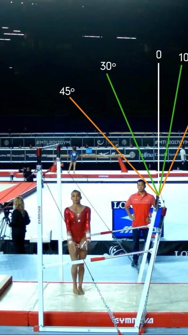 エミリー・チャンのインスタグラム：「Check out this gorgeous routine from Ashton Locklear. She is one of my favourite bar workers. Super rare to see an E score above 9.0 (apart from vault)! #gymnastics #explained #judging #unevenbars #ashtonlocklear #usa #worldchampionships」