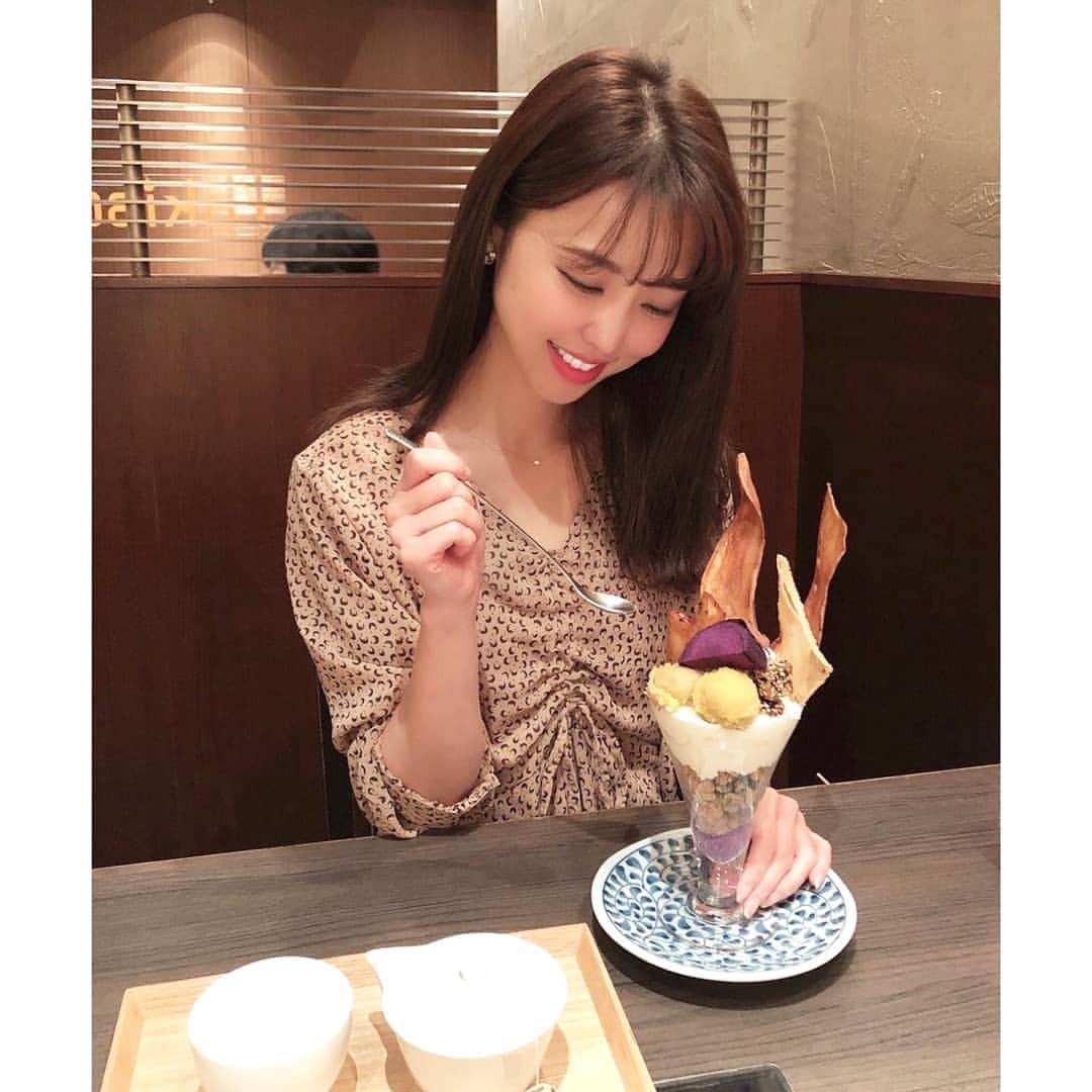 垰智子さんのインスタグラム写真 - (垰智子Instagram)「高級芋菓子しみず（@imogashi_shimizu ）が 渋谷西武にある@henaisyokudou に期間限定コラボショップを開催中✨🍠 . 偏愛食堂とのコラボプレート、#芋べーション は、 お芋の炊き込みご飯やお芋の唐揚げなど変わりネタがたくさんあってとっても楽しい💕 . 相変わらず芋パフェは最高に美味しかったぁ♡ 12/21まで開催されてるからぜひ、行ってみて♪ . . #芋パフェ #芋スイーツ #芋カフェ #渋谷 #渋谷西武 #shibuya #芋菓子しみず #cafe #sweets #スィーツ #スィーツ好きな人と繋がりたい #偏愛食堂 #西武渋谷 #food #instafood #foodgram」12月12日 20時29分 - taotao_tomo