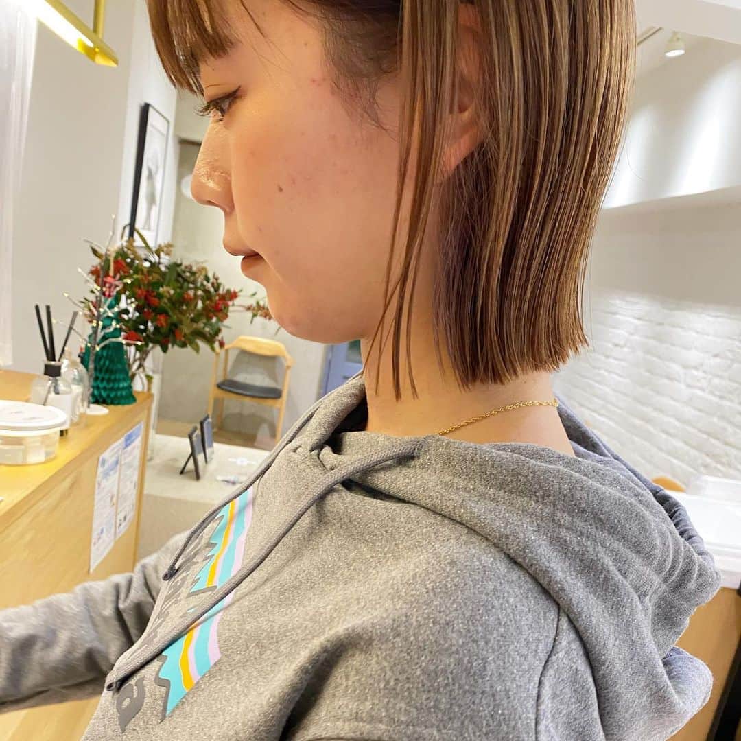 Ryosuke Sugayaのインスタグラム：「いつもありがとう🧟‍♀️  #ボブ #ピンクベージュ」