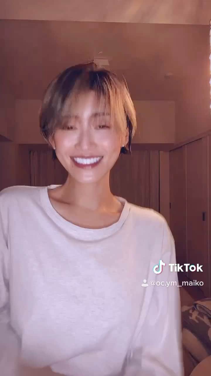 &mのインスタグラム：「この曲好きなのにぃー音消えちゃう ぴえん tiktokは聞けるから見に行ったら教えてね❤️」