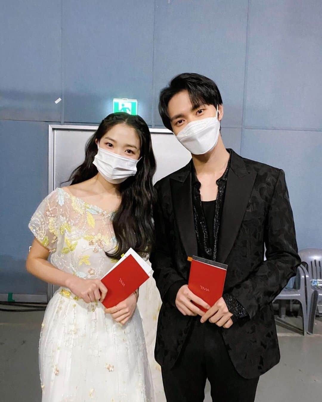 イ・ミンホのインスタグラム：「은단오 X 진미채(요정) #더팩트뮤직어워즈 #TMA」