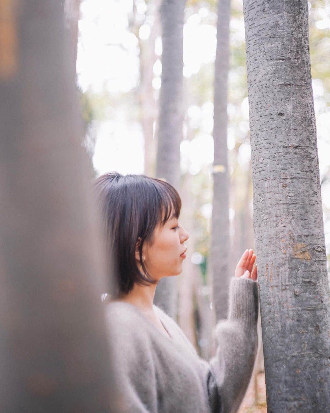 Naokoのインスタグラム：「before winter..  寒い朝に久しぶりに写真を撮りに。 ちょっと変わってちょっと変わらない。 嬉しい朝でした🍁❤️」