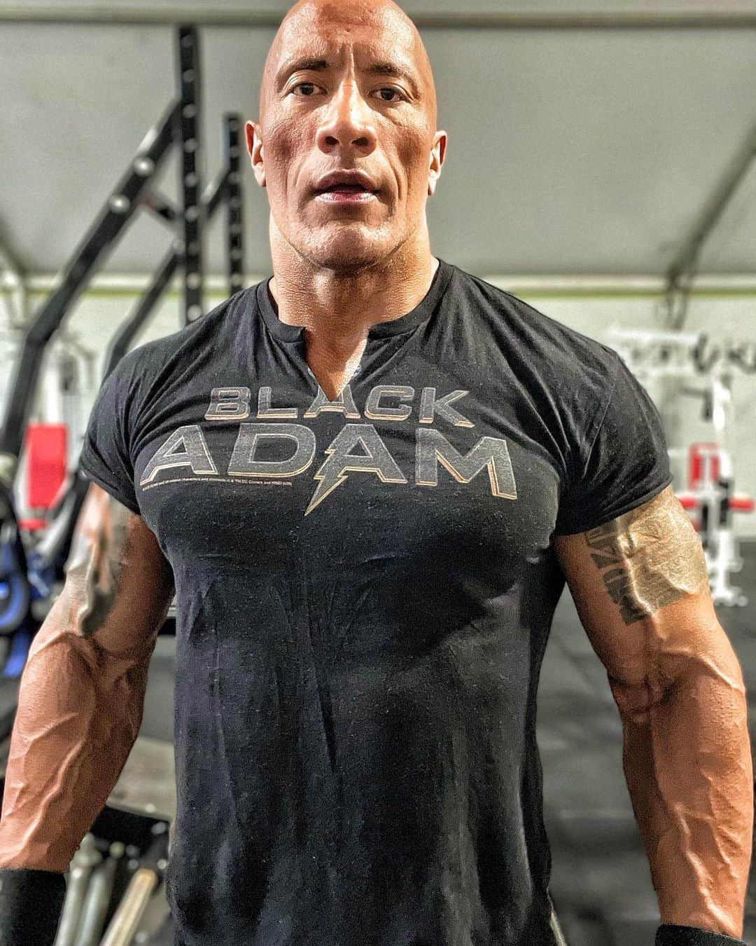 ドウェイン・ジョンソンさんのインスタグラム写真 - (ドウェイン・ジョンソンInstagram)「Phase 2.  Training for BLACK ADAM.  The hierarchy of power in the DC UNIVERSE is about to change.   Shout to my long time strength and conditioning coach @daverienzi for the ever evolving, strategic road map to success for this film and character.  Month by month, week by week, day by day.   277 lbs of mean and nasty.  #blackadam #dcuniverse⚡️ Production kicks off spring 2021.」12月13日 9時32分 - therock