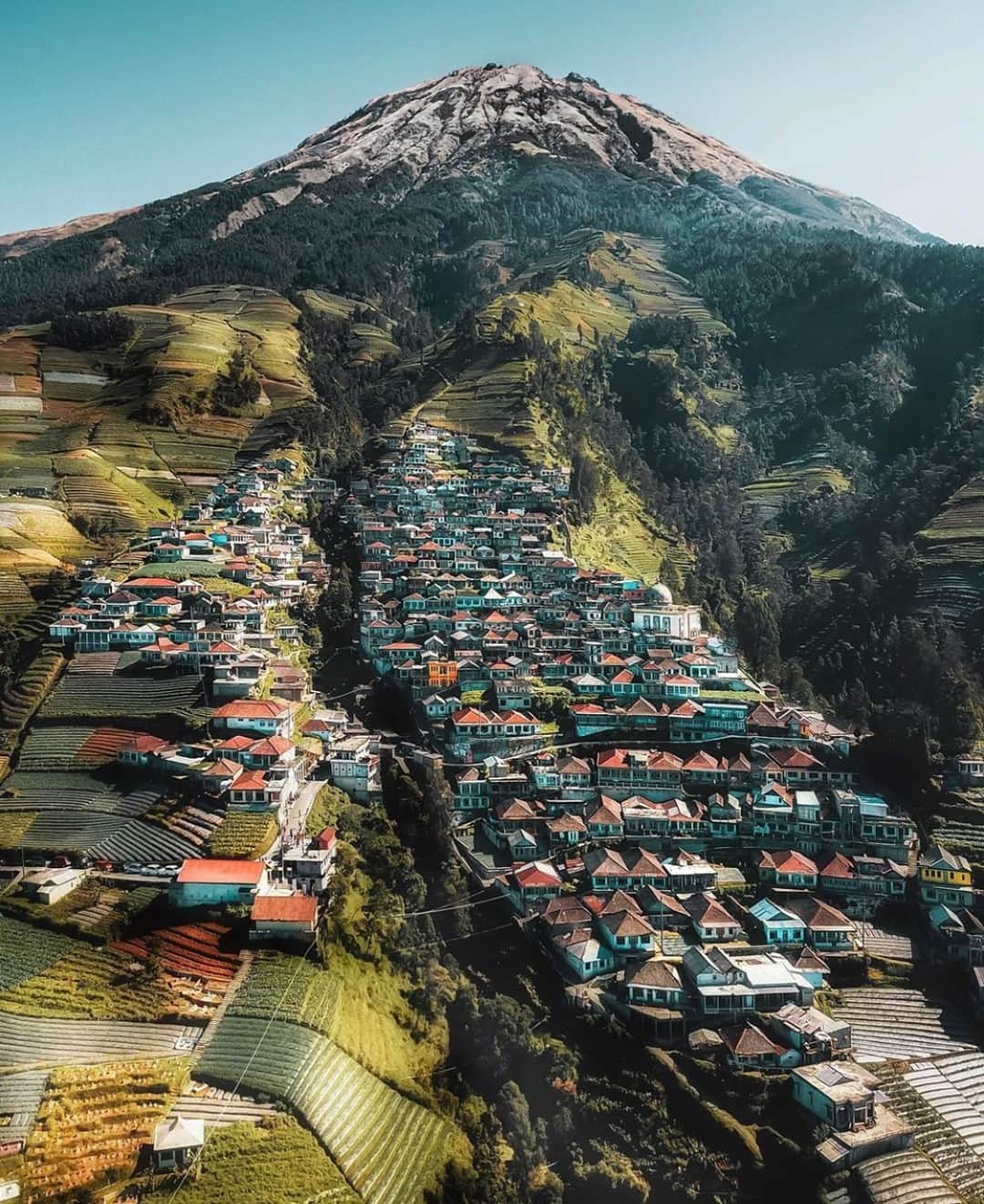 Earth Picsさんのインスタグラム写真 - (Earth PicsInstagram)「Nepal Van Java, Indonesia 🇮🇩 The highest village of Magelang, laying at the foot of Mount Sumbing 🏔  by @caionugroz」12月13日 1時00分 - earthpix