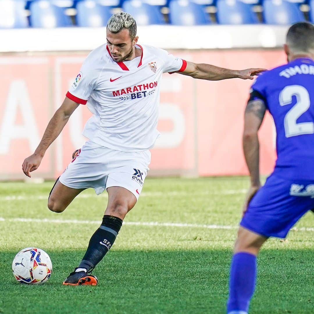 セビージャFCさんのインスタグラム写真 - (セビージャFCInstagram)「🚨 Descanso en el Coliseum Alfonso Pérez 🚨  #GetafeSevillaFC 0-0   #WeareSevilla #NuncaTeRindas」12月13日 1時06分 - sevillafc