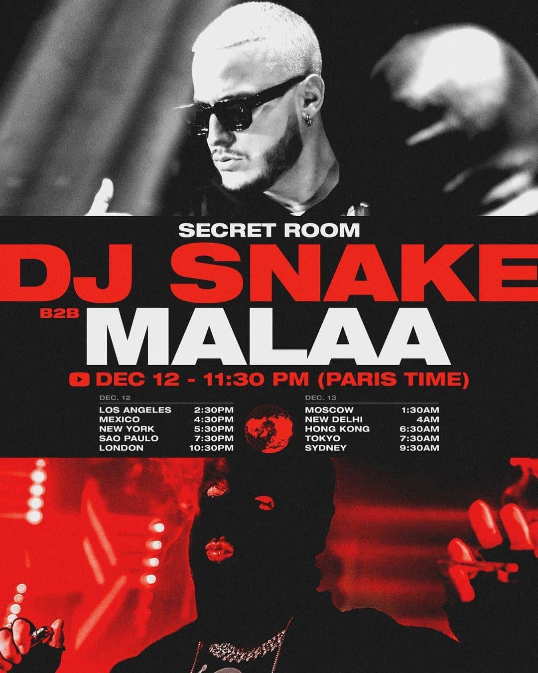 DJスネークさんのインスタグラム写真 - (DJスネークInstagram)「TONIGHT 🏁 @malaamusic」12月13日 2時09分 - djsnake