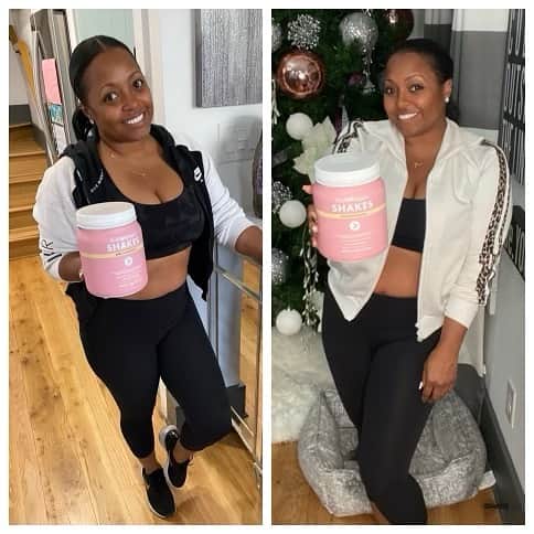 のインスタグラム：「Only thing better than the taste of @flattummyco shakes is the results! These shakes have become a go to for me when I’m trying to look and feel my best. With my New Years resolution about to begin I stocked up on a couple tubs to help me stay on track and achieve my goals! 🙌  #ftcopartner」