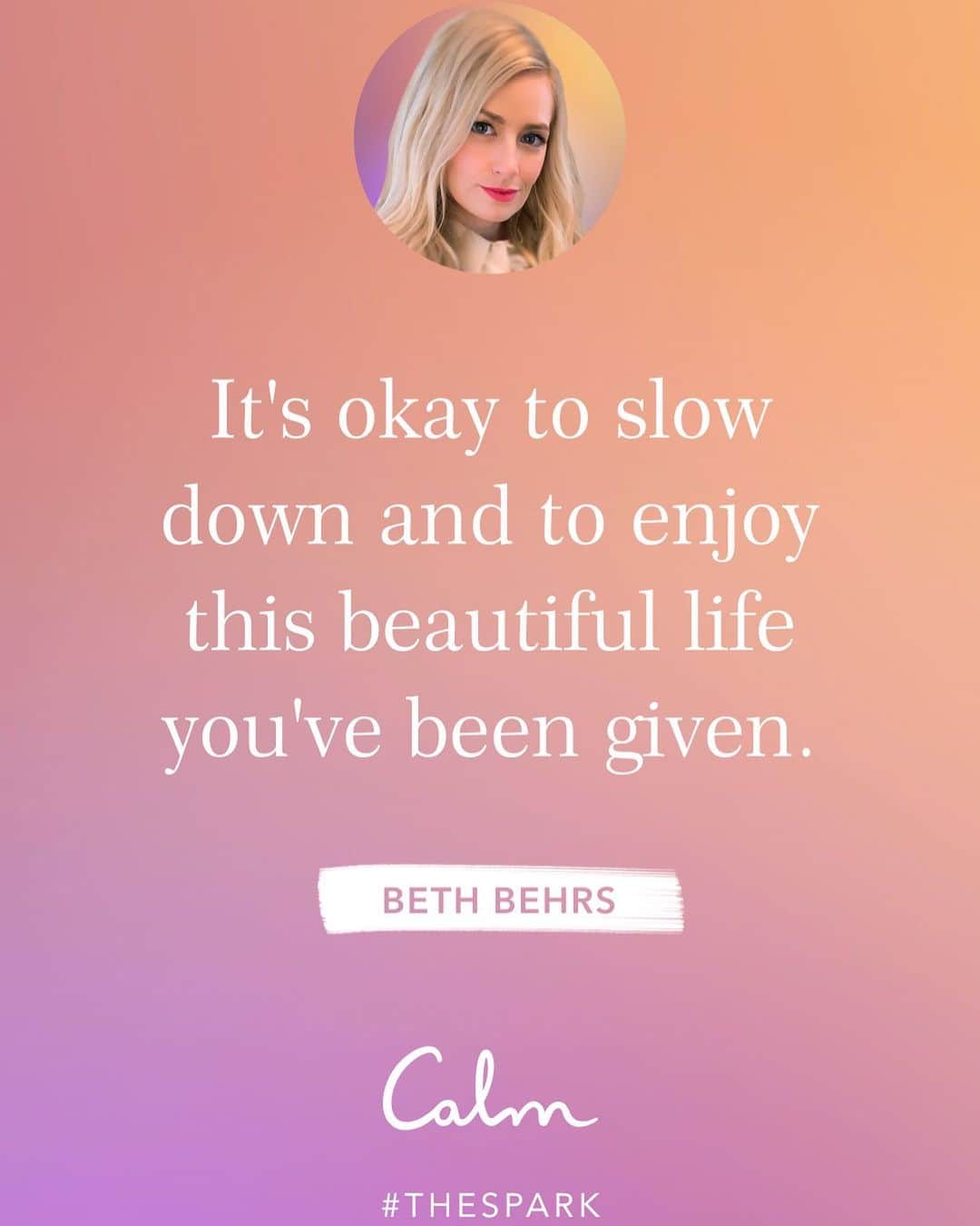 ベス・ベアーズのインスタグラム：「Loved talking to my favorite @calm "The Spark" podcast! Monday you get to hear this honest and vulnerable convo! And get all the #Harmonicspodcast juicy deets! Love you @chriscavell !」