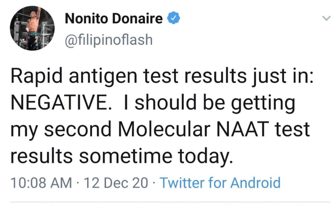 Noito Donaireのインスタグラム：「Paying for all my proof.  Another result NEGATIVE.」