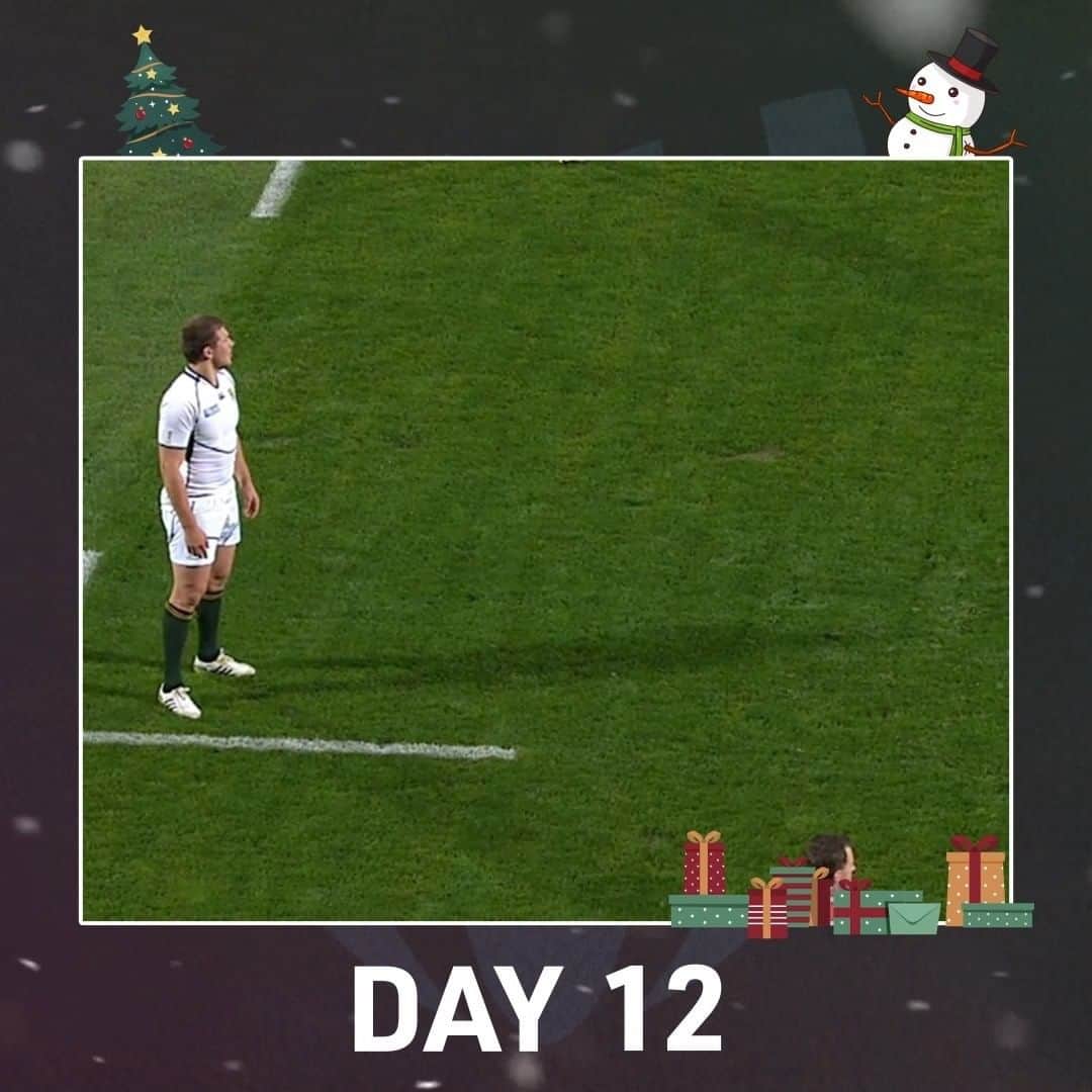のインスタグラム：「💥 Going the distance  👟 @bokrugby no. 1️⃣2️⃣ @frans_steyn unleashed this monster effort v @manu.samoa at #RWC2011  😲 The longest penalty kick in RWC history」